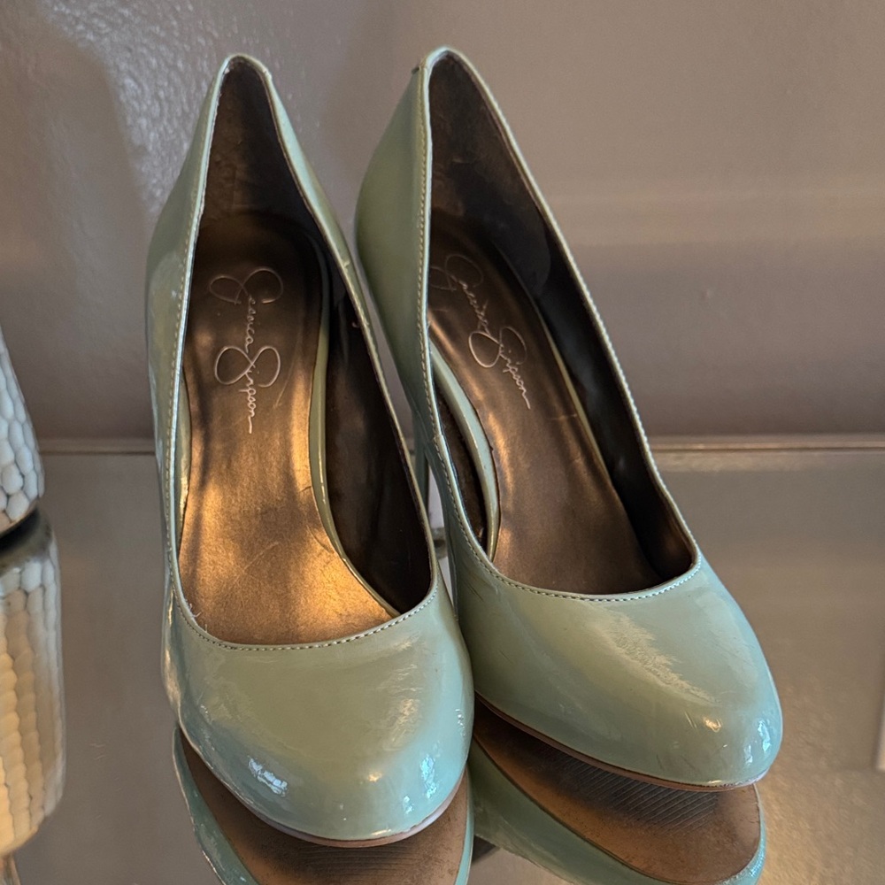 Jessica Simpson Mint Green Heels